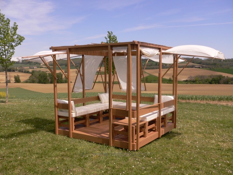 Vamolo en configuration trois-chaises-longues